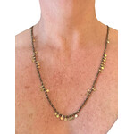 Scarlet et Lucien Sautoir Barbara Pyrite et Plaqué Or