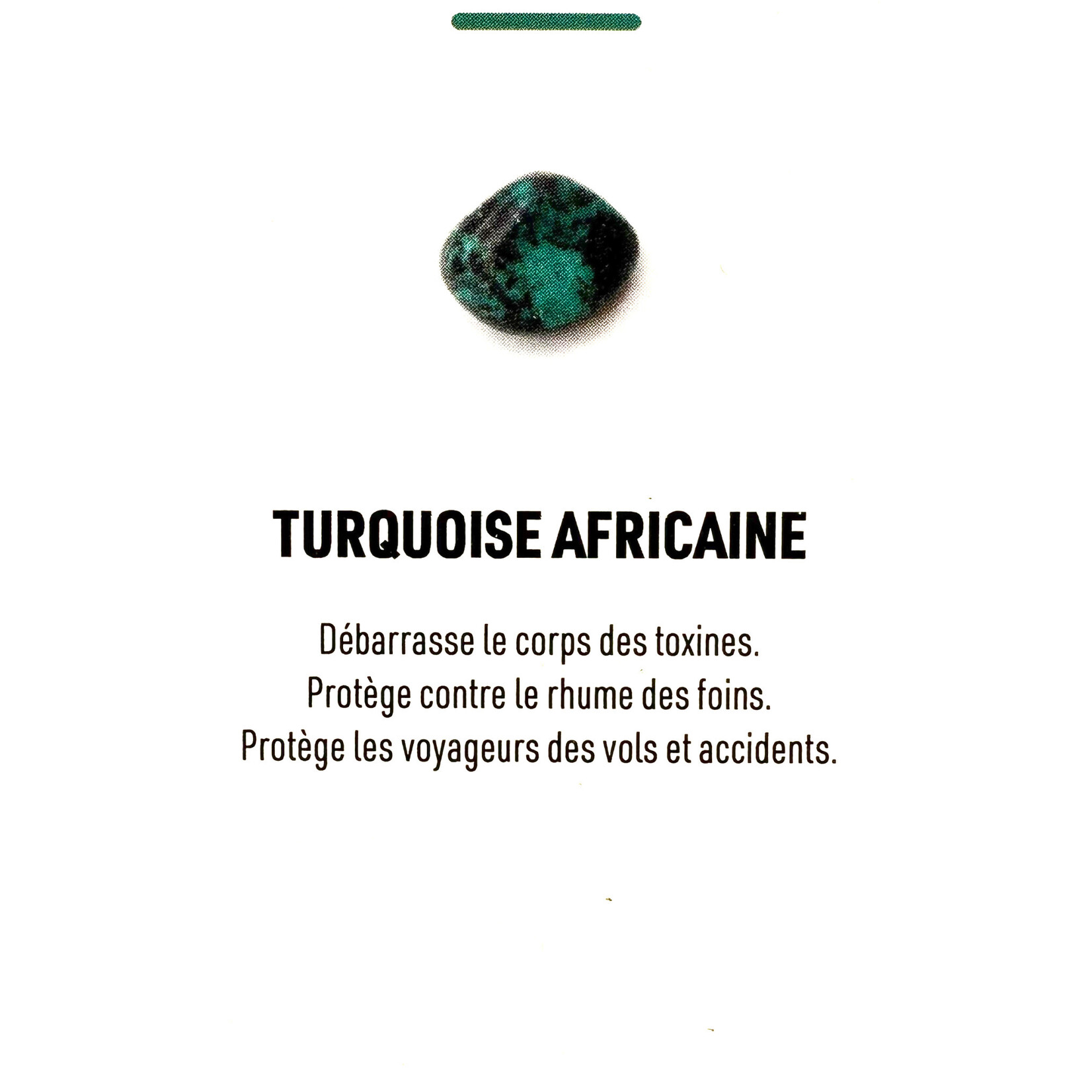 Scarlet et Lucien Sautoir Barbara Turquoise Africaine et Plaqué Or