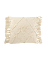 Coussin Losanges Beige