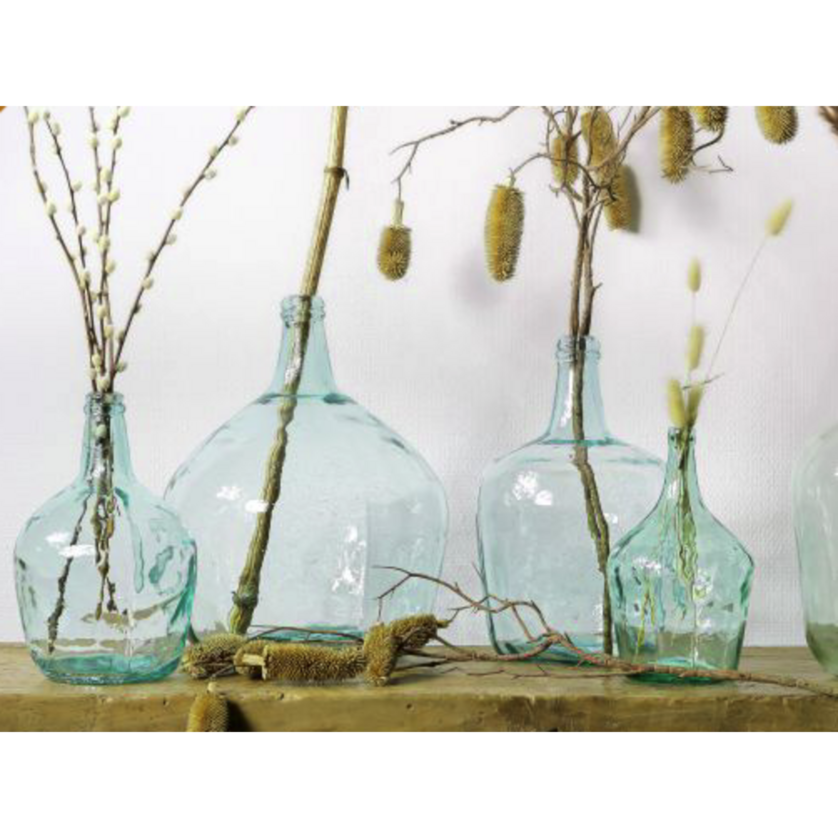 Dame Jeanne 16L Verre Recyclé Aqua