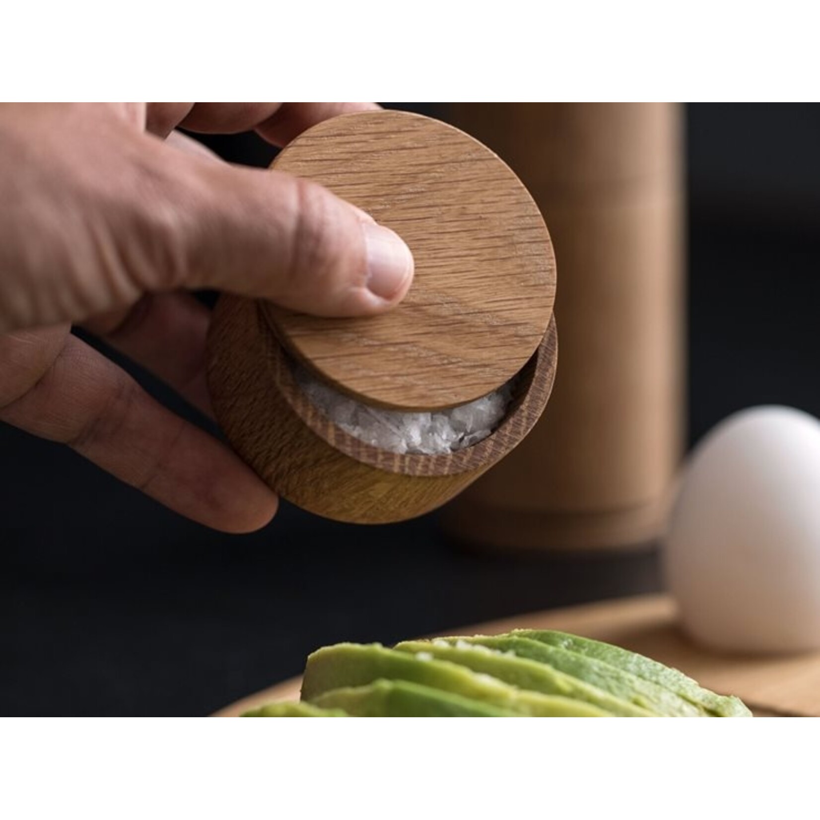 Salt Me Pot à Sel Black