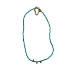 Scarlet et Lucien Collier Barbara Amazonite et Plaqué Or