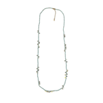 Scarlet et Lucien Sautoir Barbara Amazonite et Plaqué Or