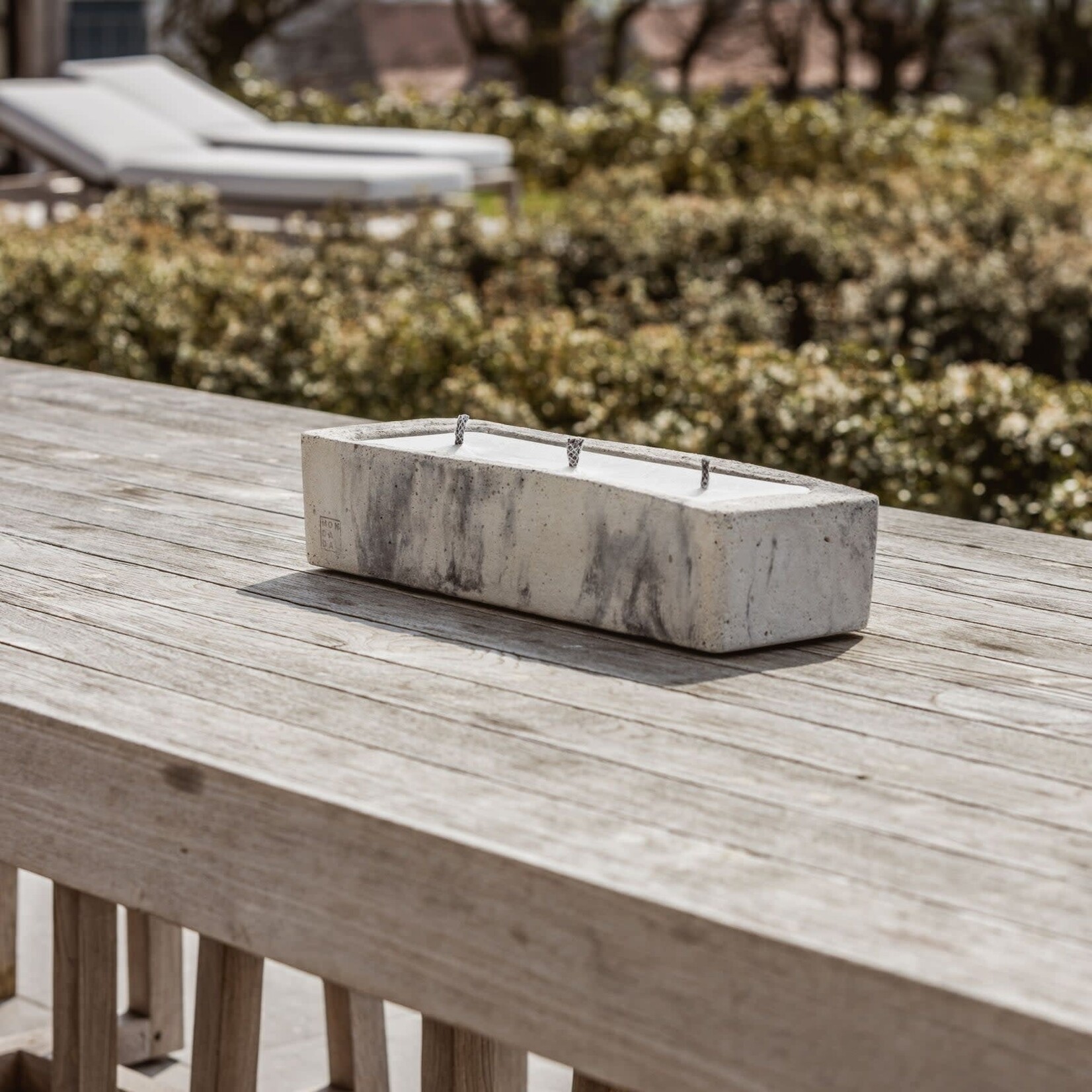 Mon Dada Bougie OUTDOOR Urban Rectangle Grey