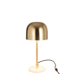 Lampe Queen Métal Or et Marbre blanc