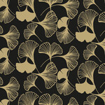 Serviettes en Papier Gingko Black Gold
