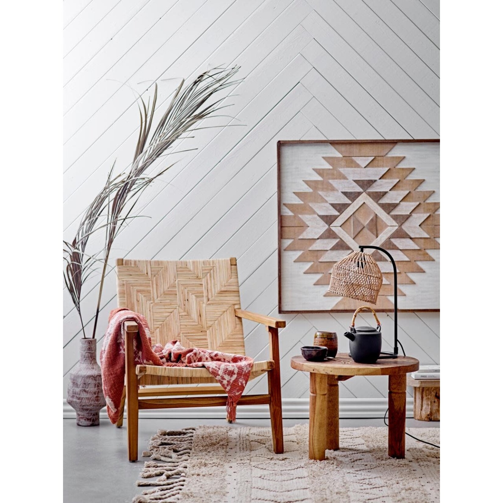 Bloomingville Bol Linne Grès couleur Laiton