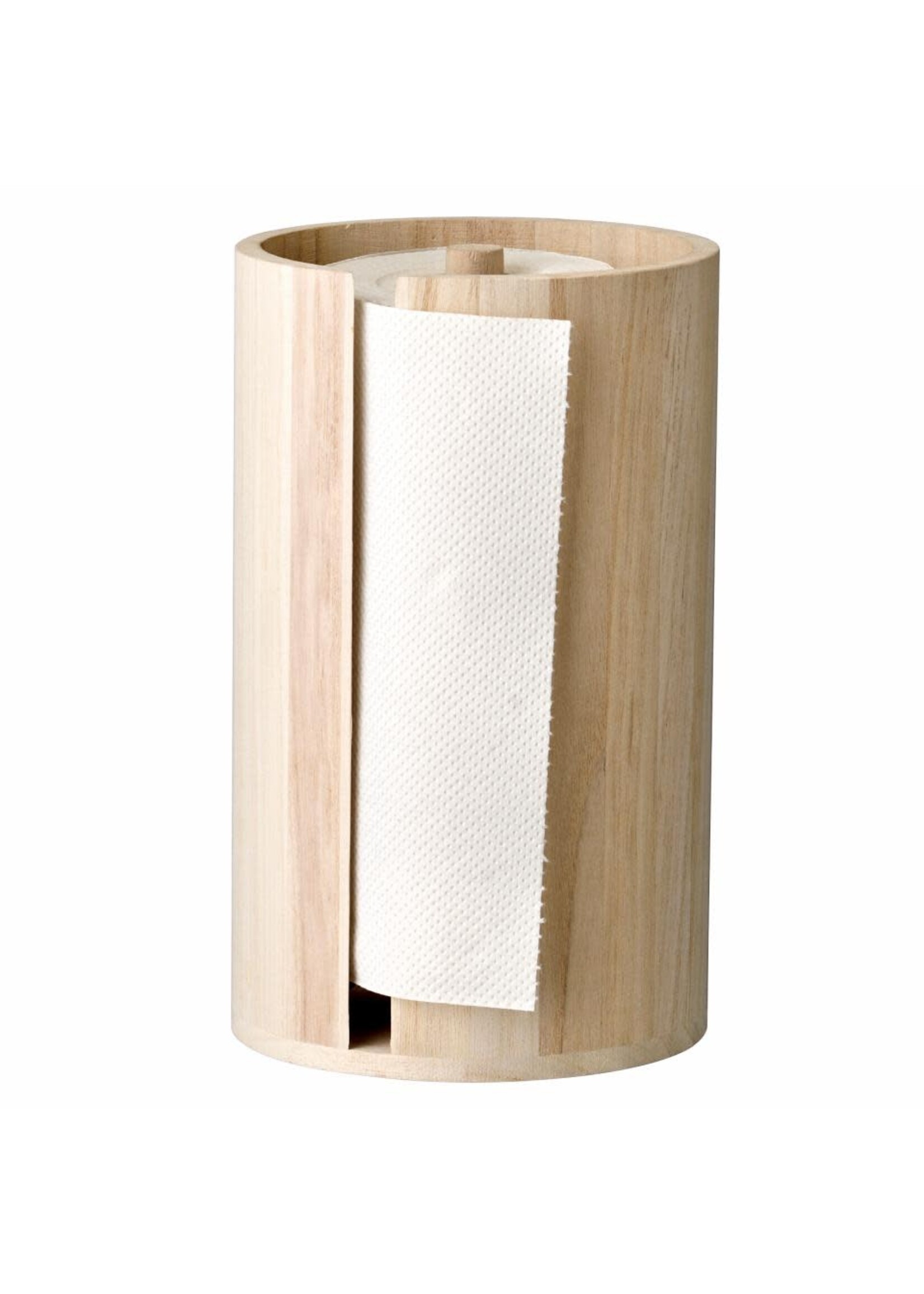 Bloomingville Celian Kitchen Paper Stand, Naturel, Paulownia