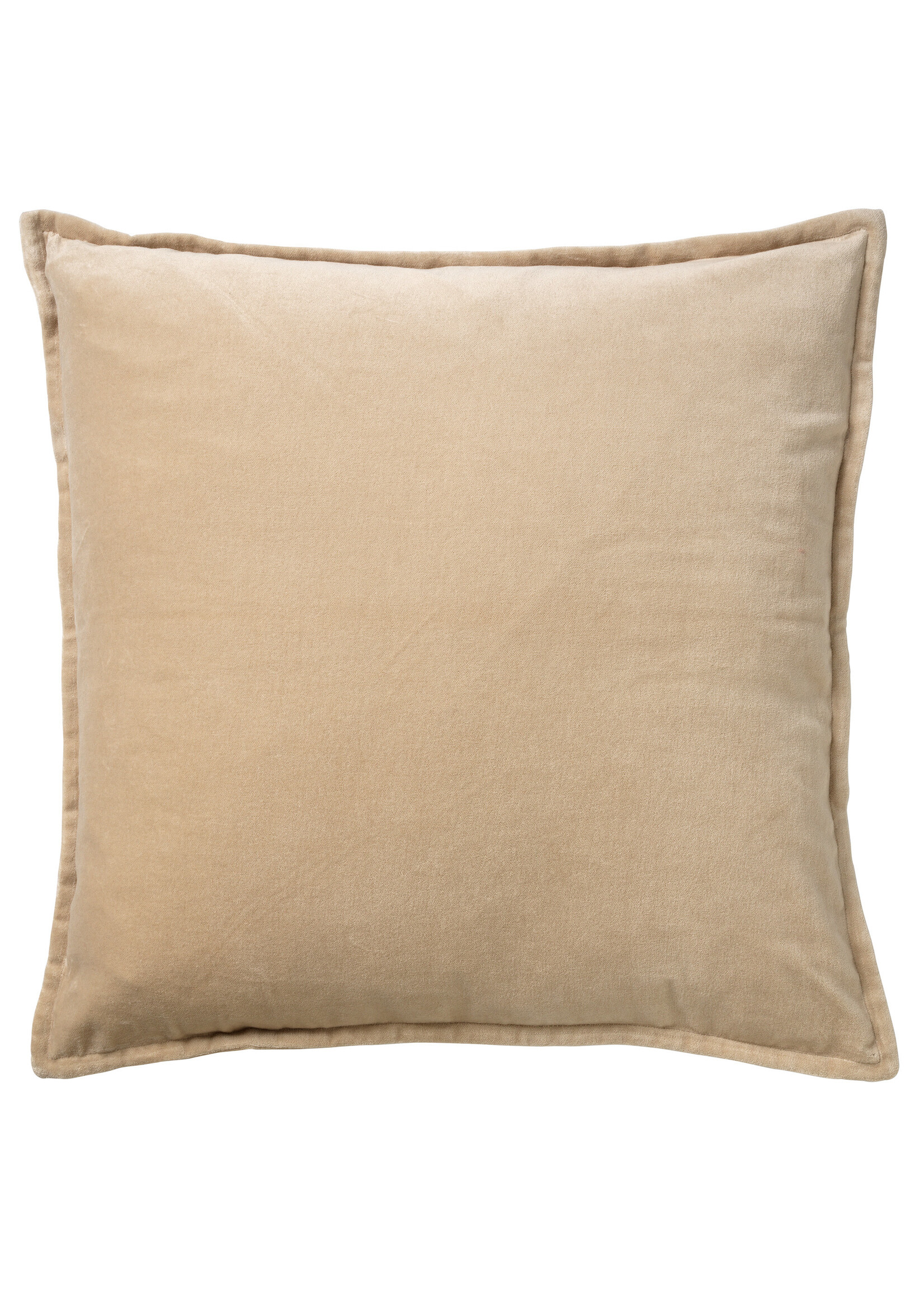 Coussin Velours Caith Beige Pumice Stone 50*50