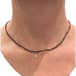 Scarlet et Lucien Collier Bowie Oeil de Tigre et Eclair