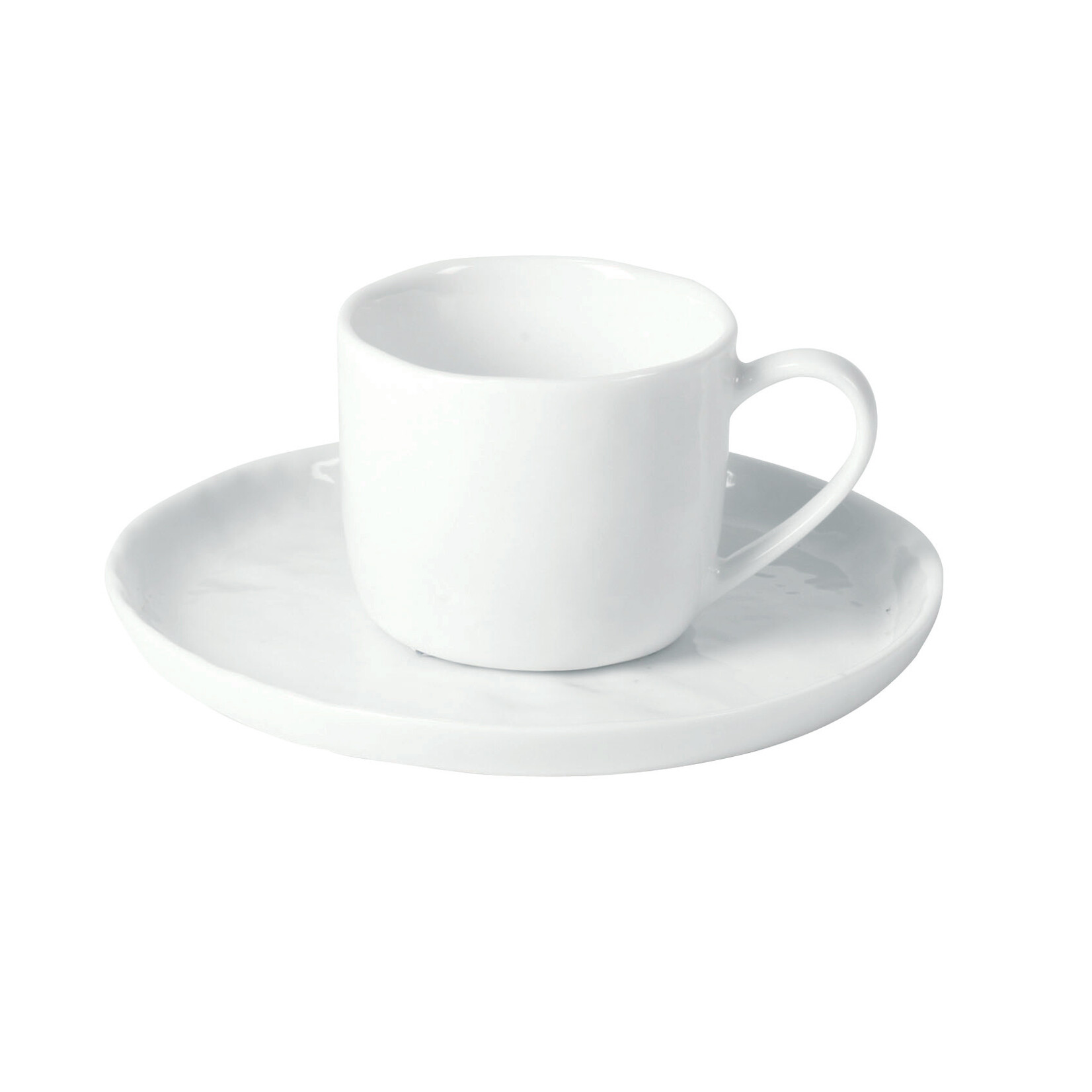Pomax Porcelino White Tasse et Soucoupe PM