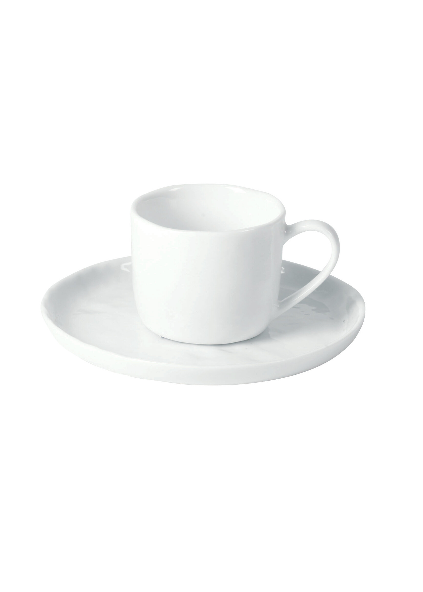 Pomax Porcelino White Tasse et Soucoupe PM