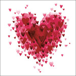 Serviettes en Papier Heart of Hearts