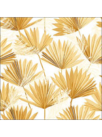 Serviettes en Papier Leaf Gold