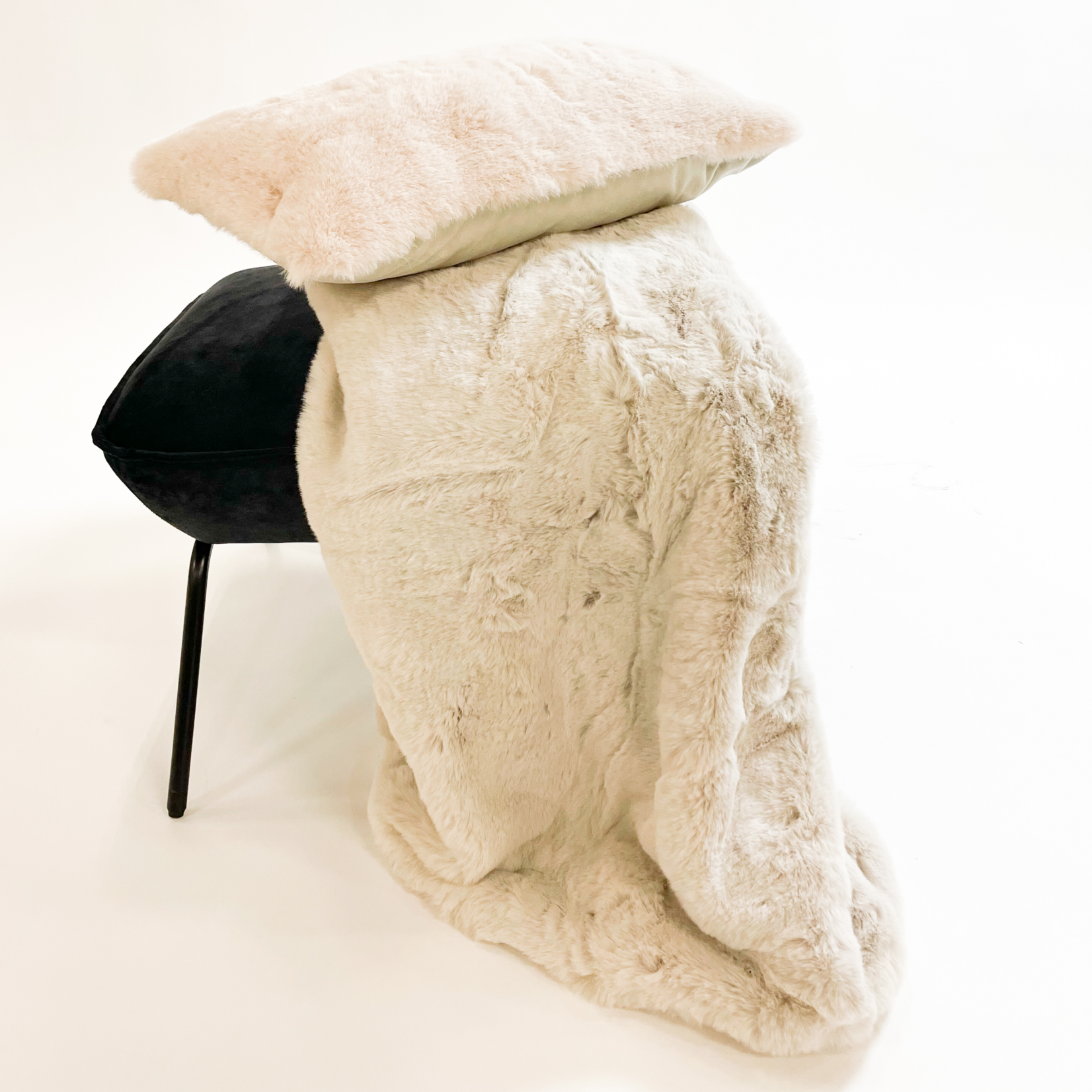 Bivouac Plaid Fourrure Pumice Stone 140*180