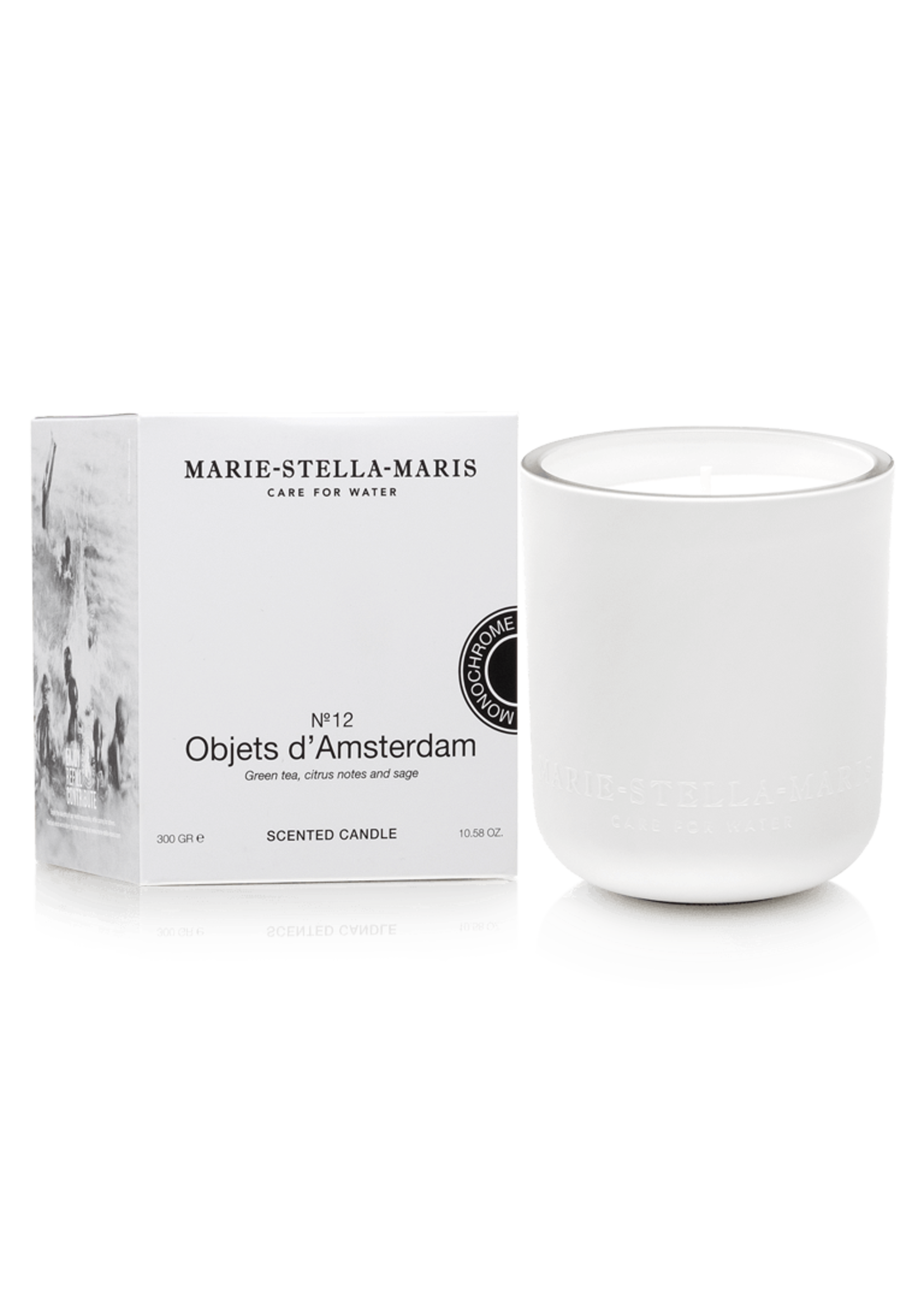 Marie-Stella-Maris Scented Candle Objets d'Amsterdam 300 gr Monochrome Edition