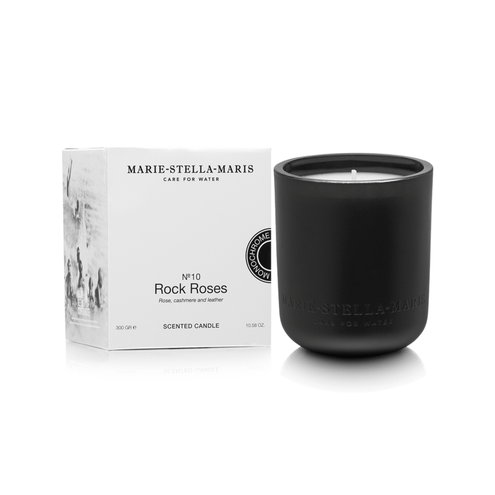 Marie-Stella-Maris Scented Candle Rock Roses 300 gr Monochrome Edition