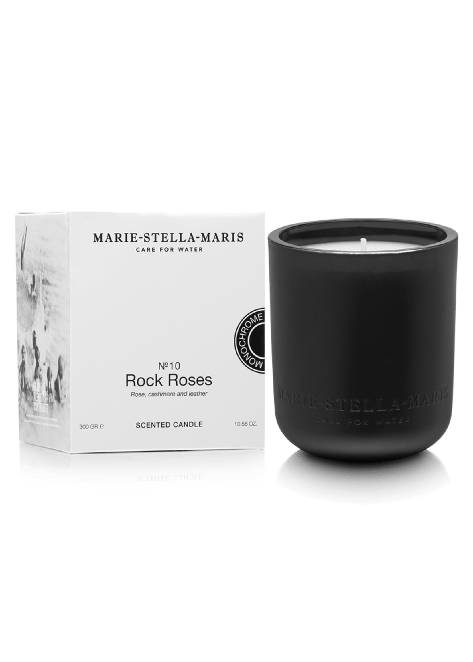 Marie-Stella-Maris Scented Candle Rock Roses 300 gr Monochrome Edition