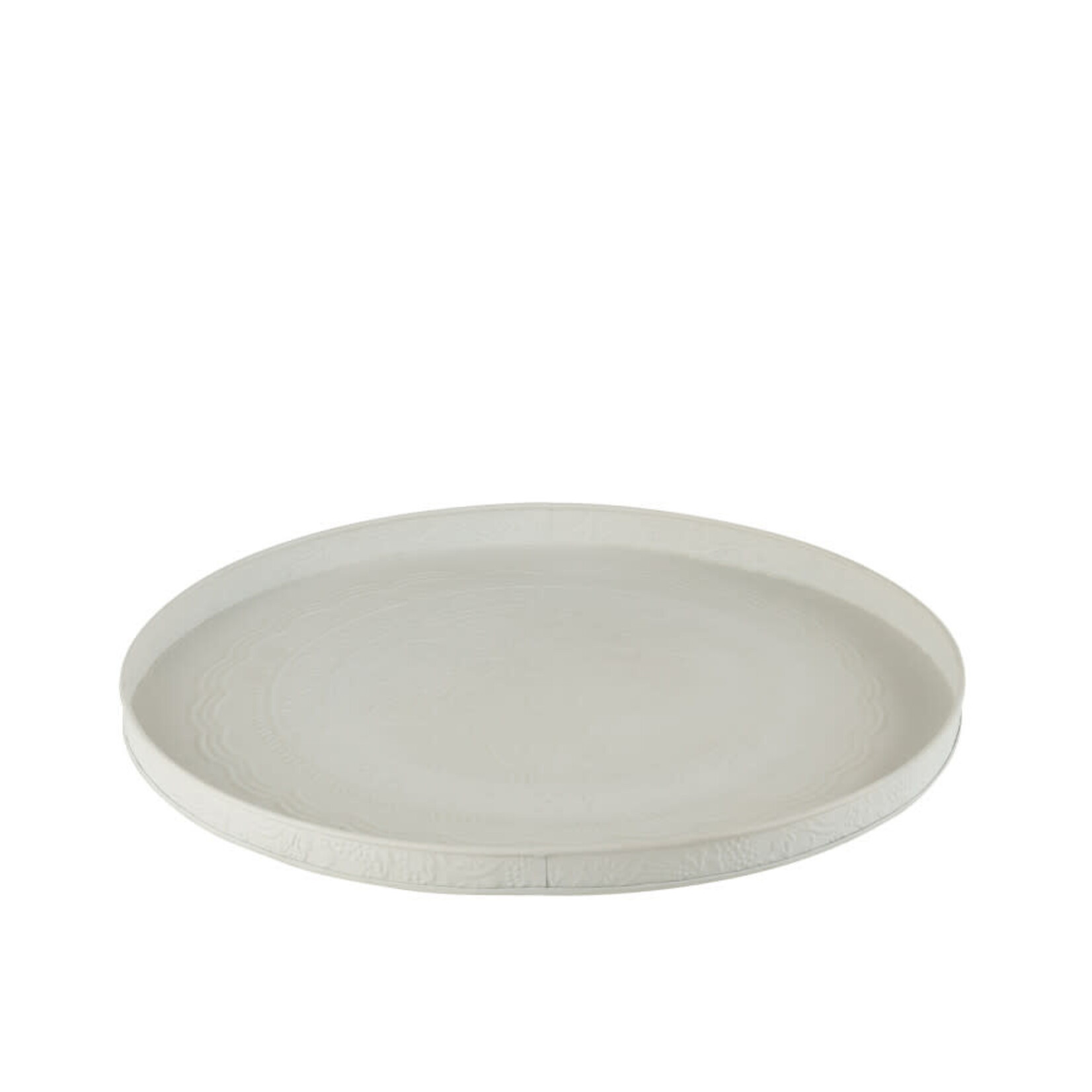 Plateau Métal Blanc Mat 60 cm