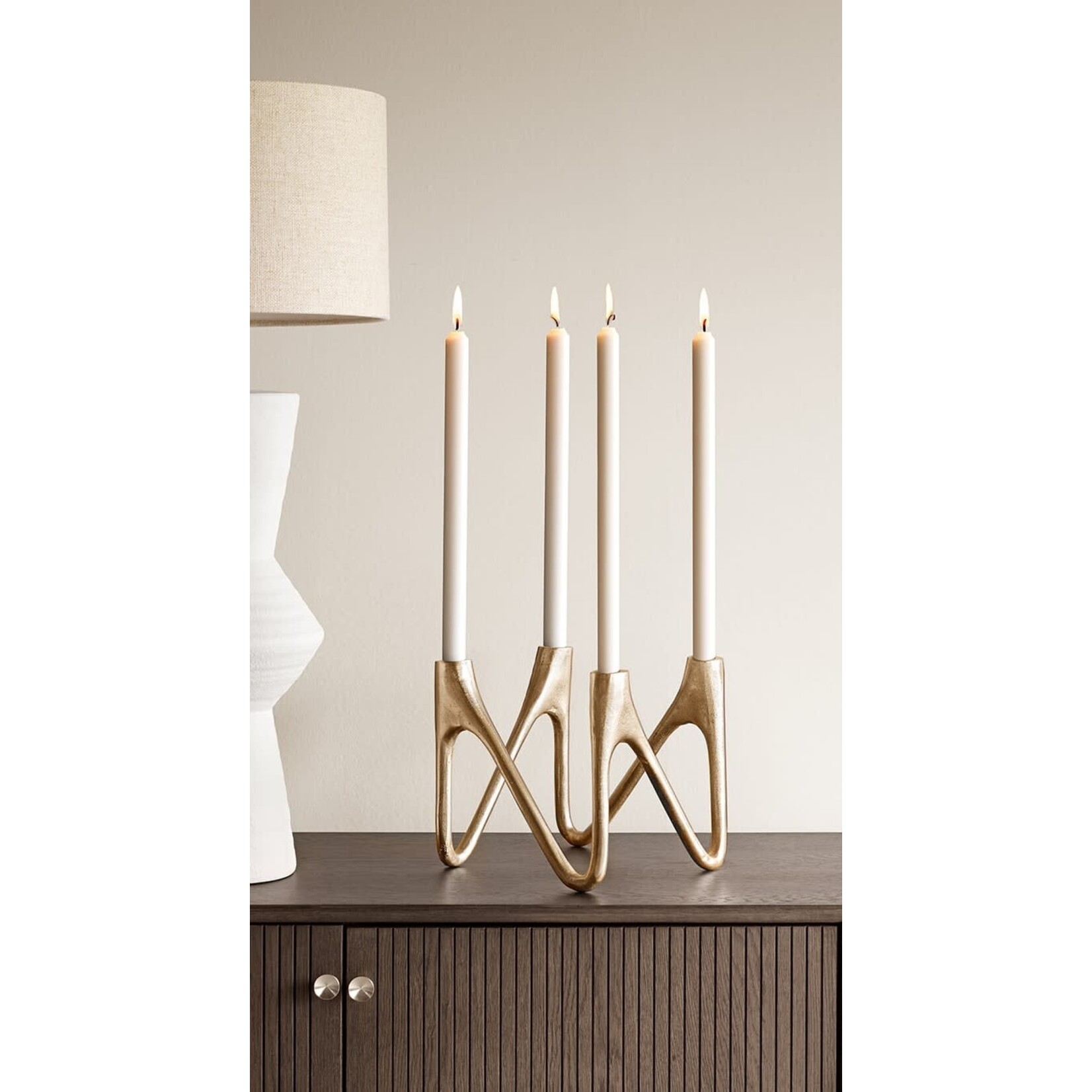 ZBH Candelabre Gallery Light Gold