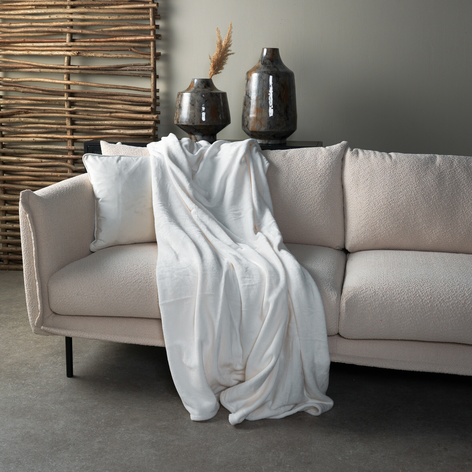 Bivouac Plaid Charlie Snow White 200*220