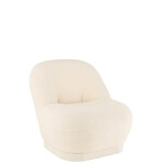 Fauteuil Blanc Bouclettes