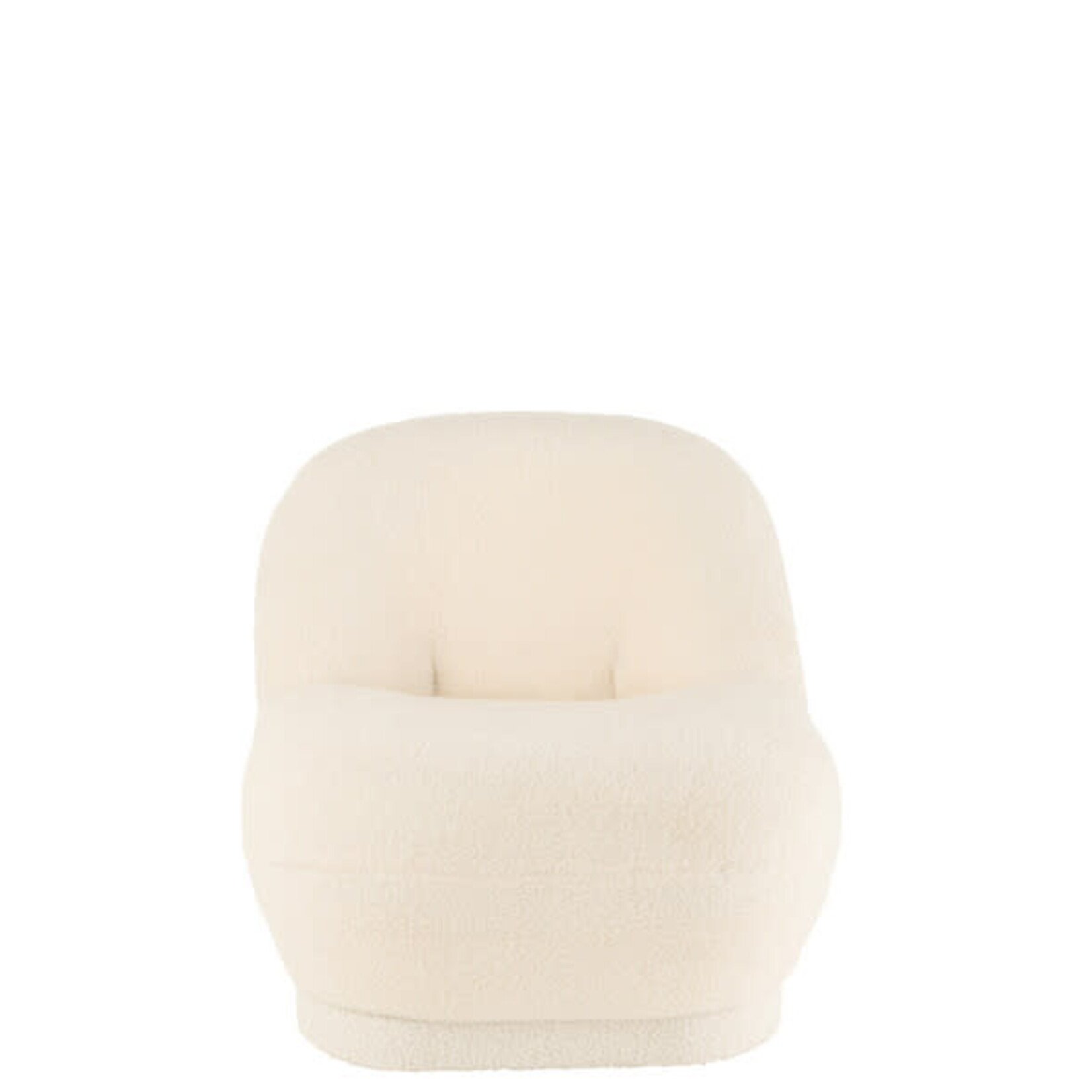 Fauteuil Blanc Bouclettes Blanc