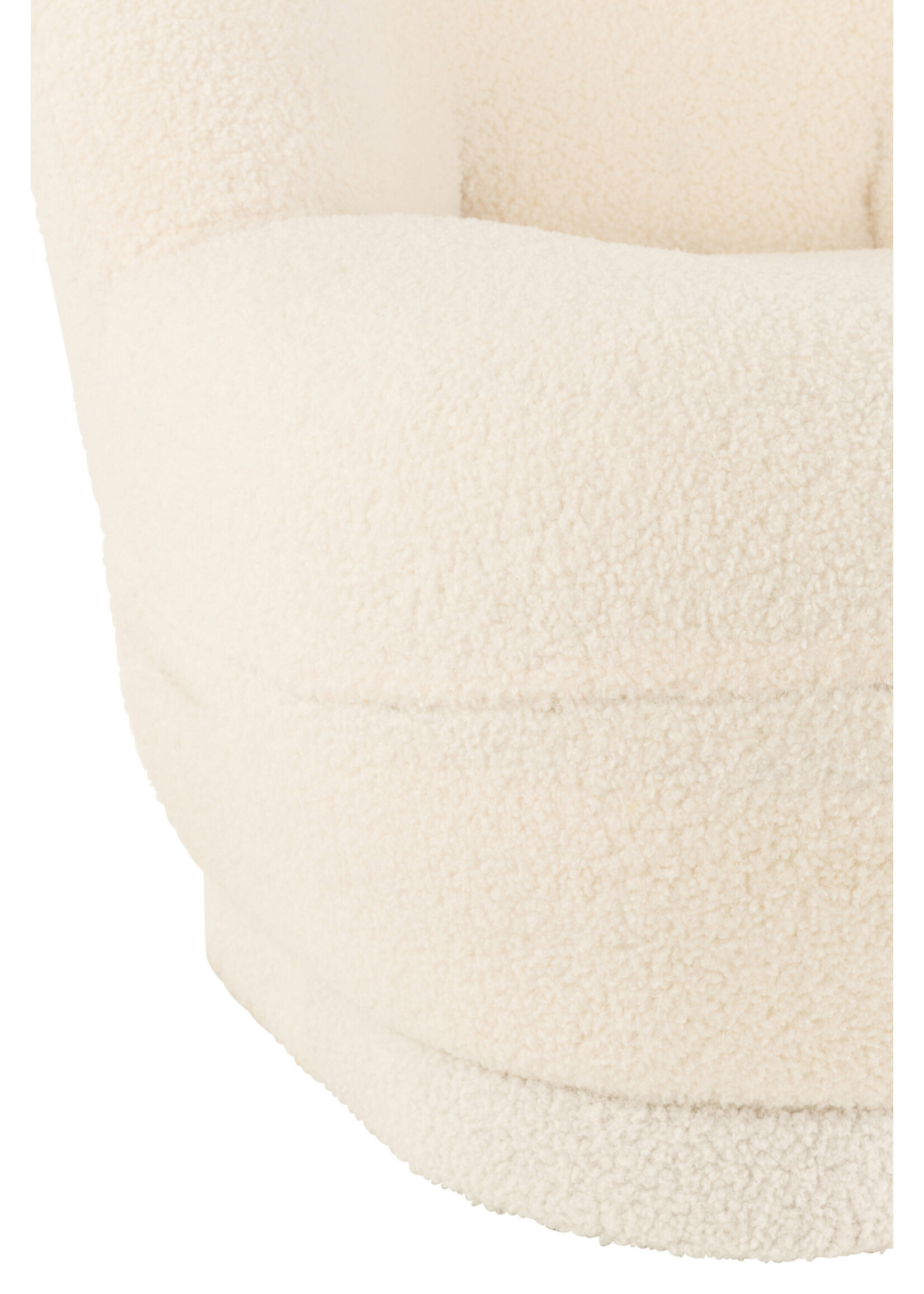 Fauteuil Blanc Bouclettes Blanc