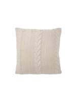 Coussin Twist Poly Beige 45*45