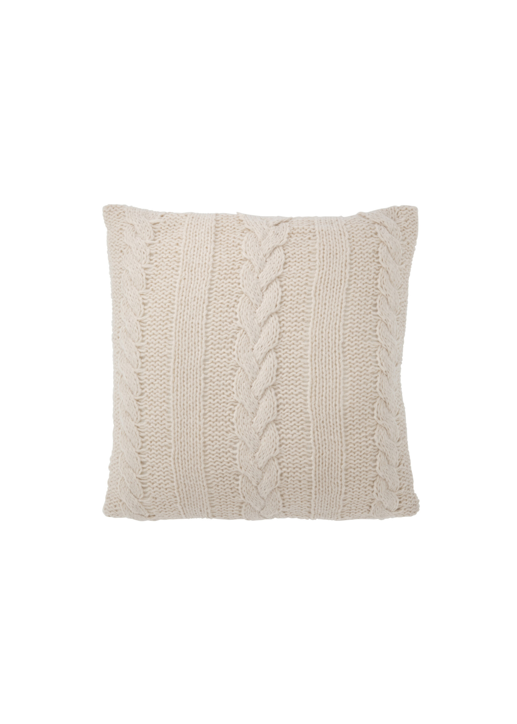 Coussin Twist Poly Beige 45*45