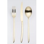 Eternum Orca Champagne Mat Ménagère Couverts 24 pièces