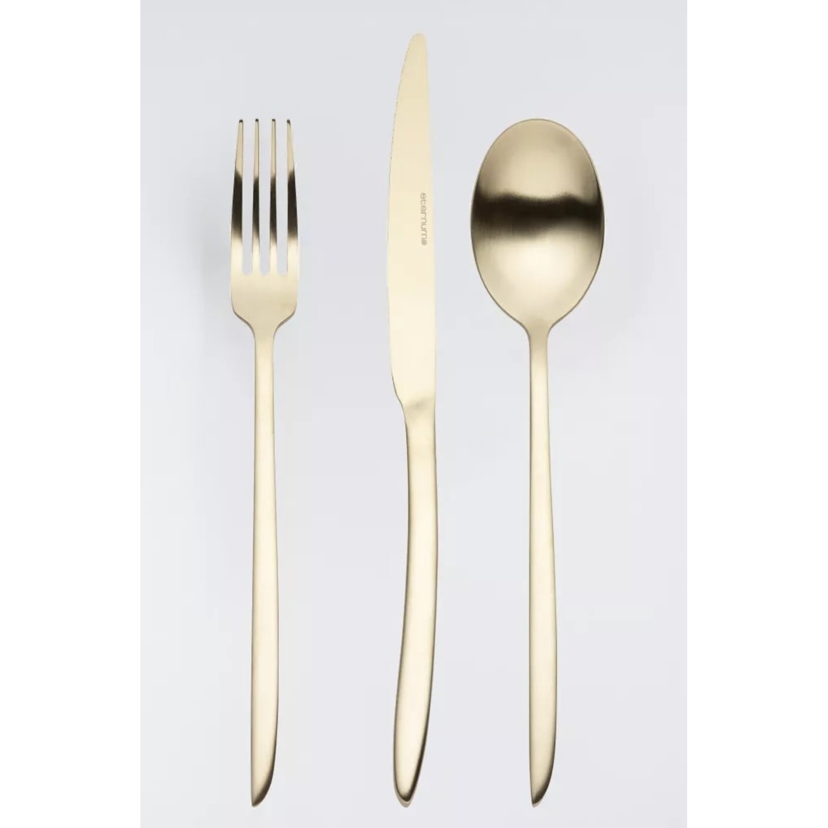 Eternum Orca Champagne Mat Ménagère Couverts 24 pièces