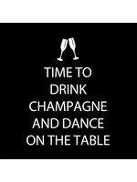 Serviettes en Papier Drink Champagne 25*25