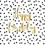 Serviettes en Papier Birthday Confetti 25*25