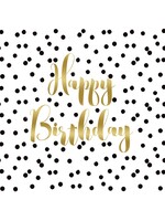 Serviettes en Papier Birthday Confetti 25*25