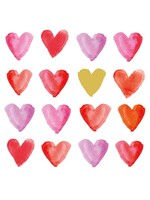 Serviettes en Papier Aquarell Hearts 25*25