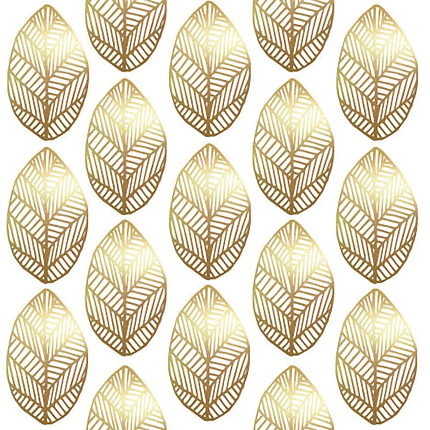 Serviettes en Papier Golden Leaves 25*25