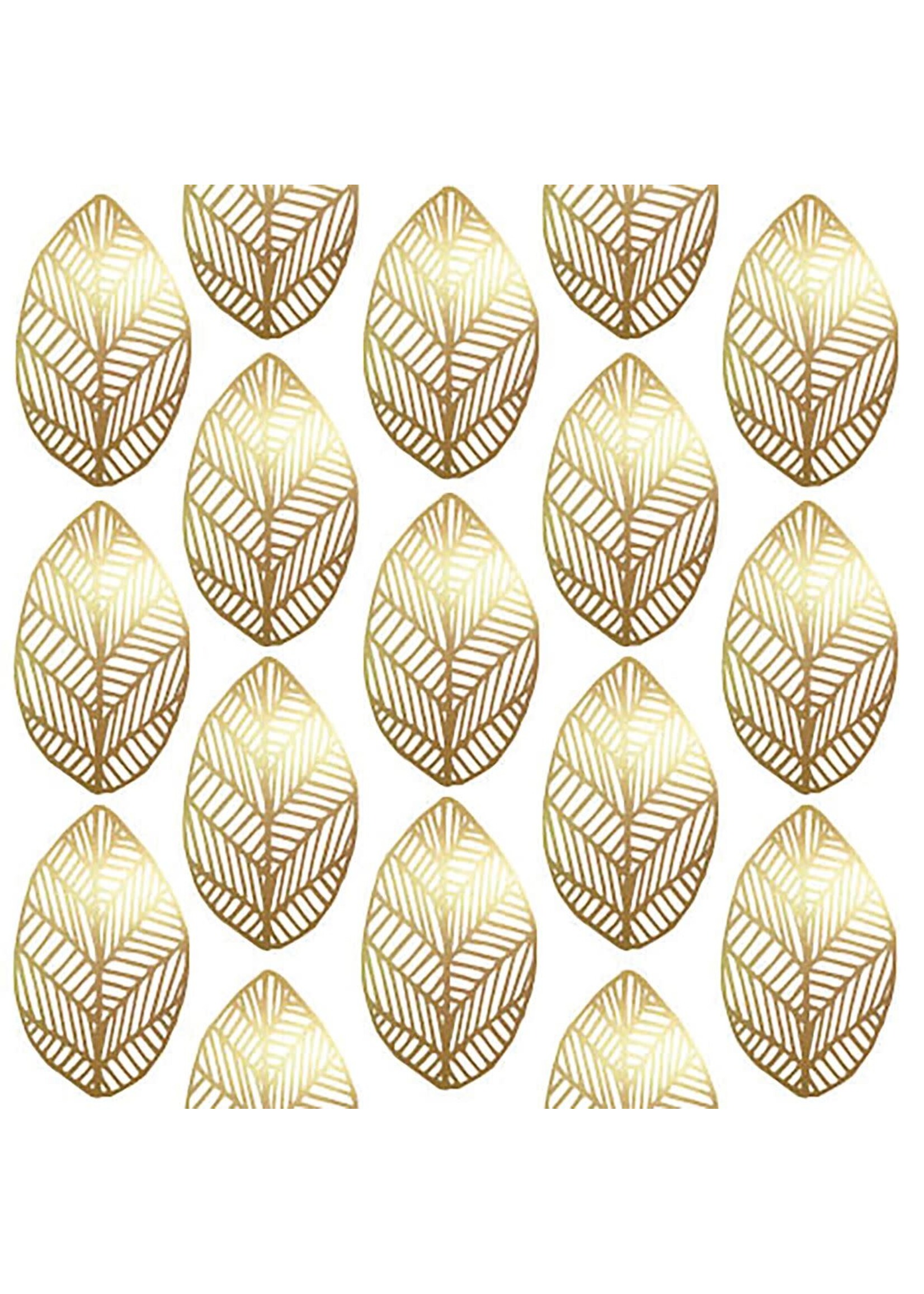 Serviettes en Papier Golden Leaves 25*25