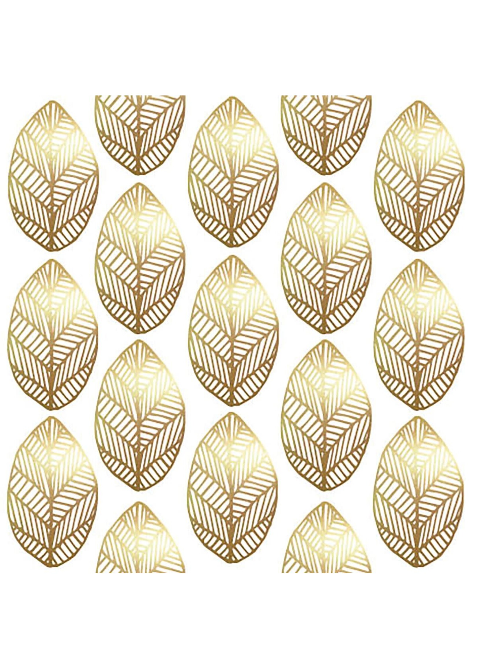 Serviettes en Papier Golden Leaves 25*25