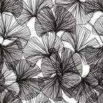 Serviettes en Papier Ginko Black 33*33