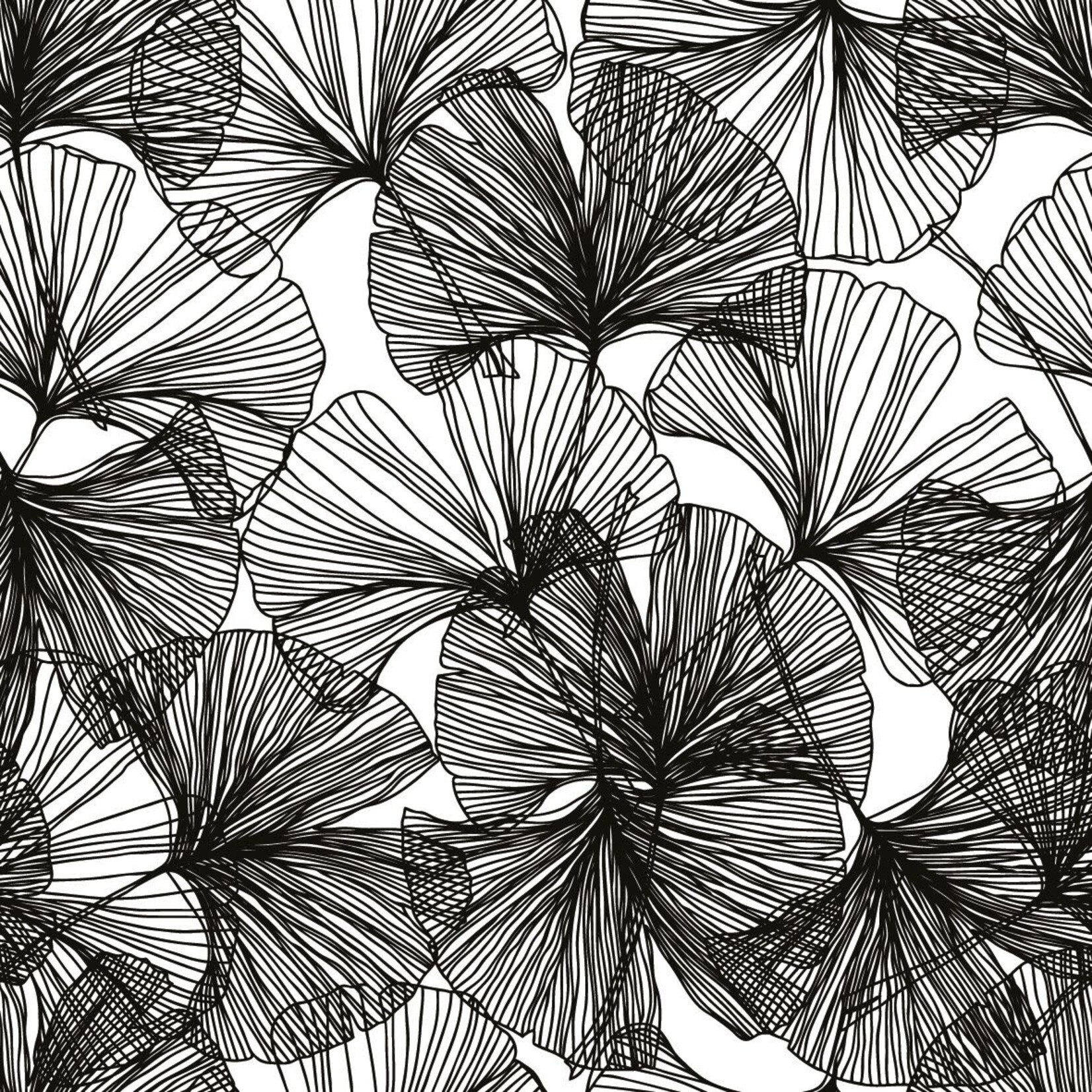 Serviettes en Papier Ginko Black 33*33