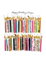 Serviettes en Papier Happy Candles 33*33