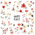 Serviettes en Papier Happy Place 33*33