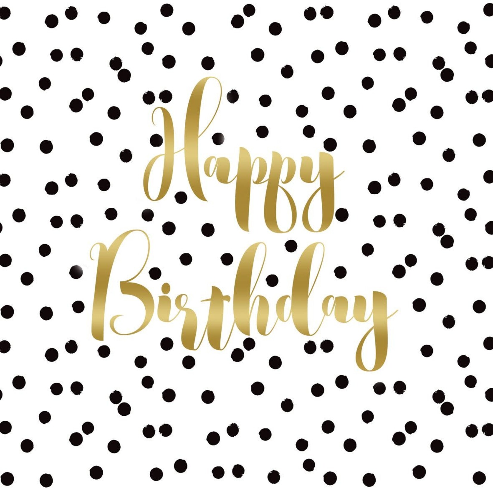 Serviettes en Papier Birthday Confetti 33*33