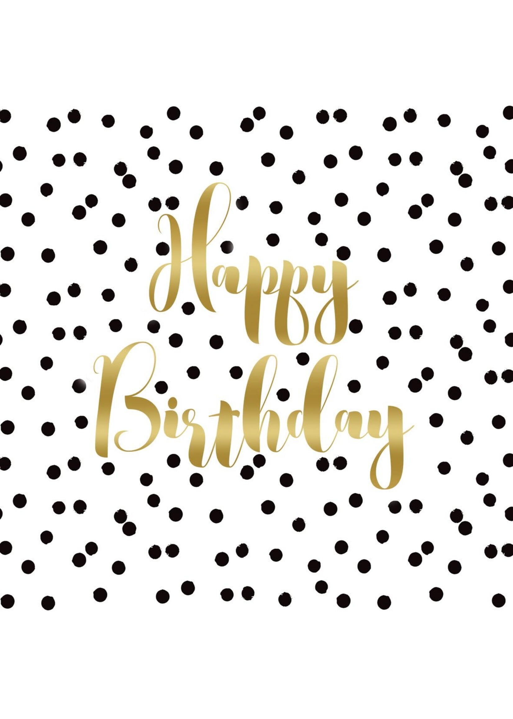 Serviettes en Papier Birthday Confetti 33*33