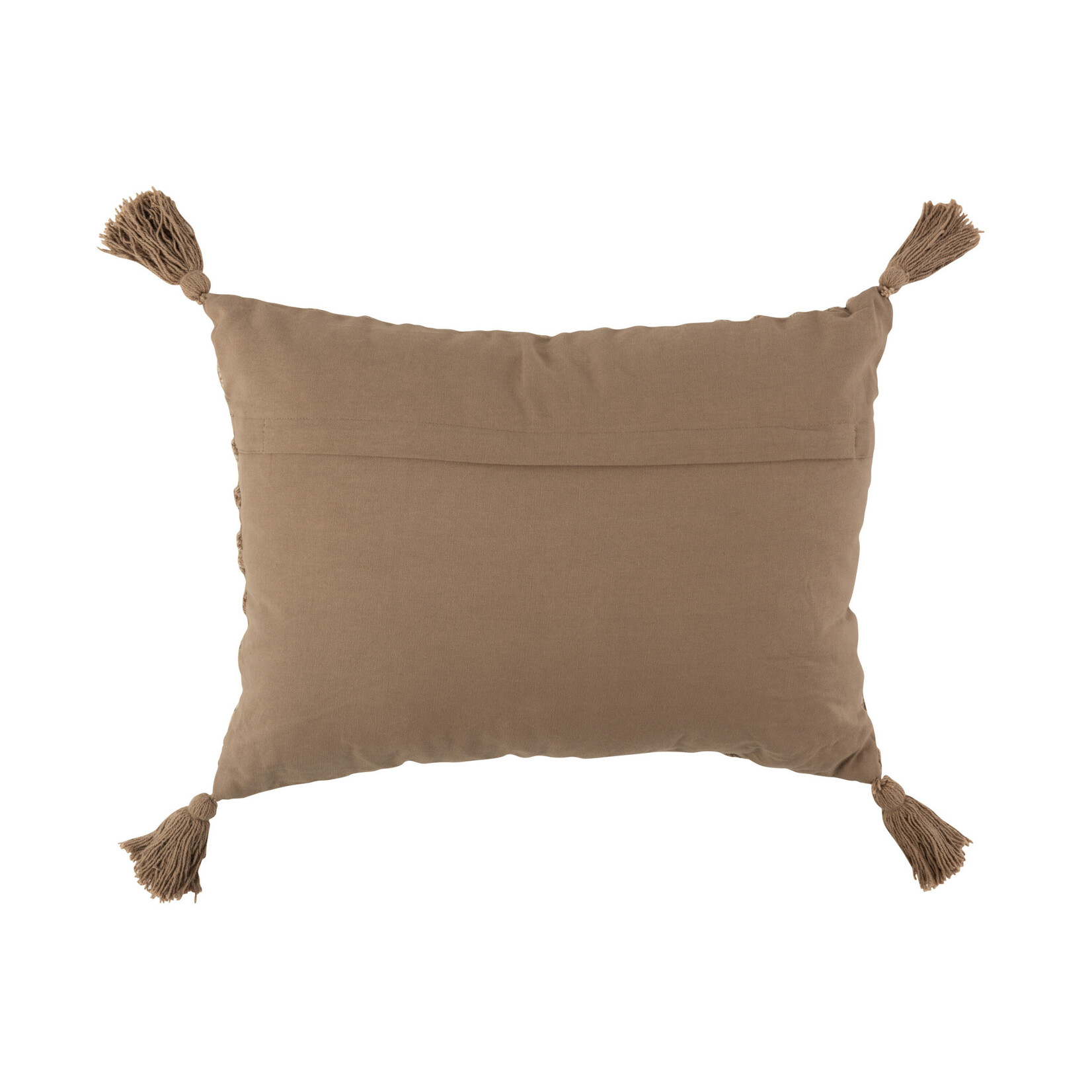 Coussin Coton Recyclé Beige Cercles 75*50