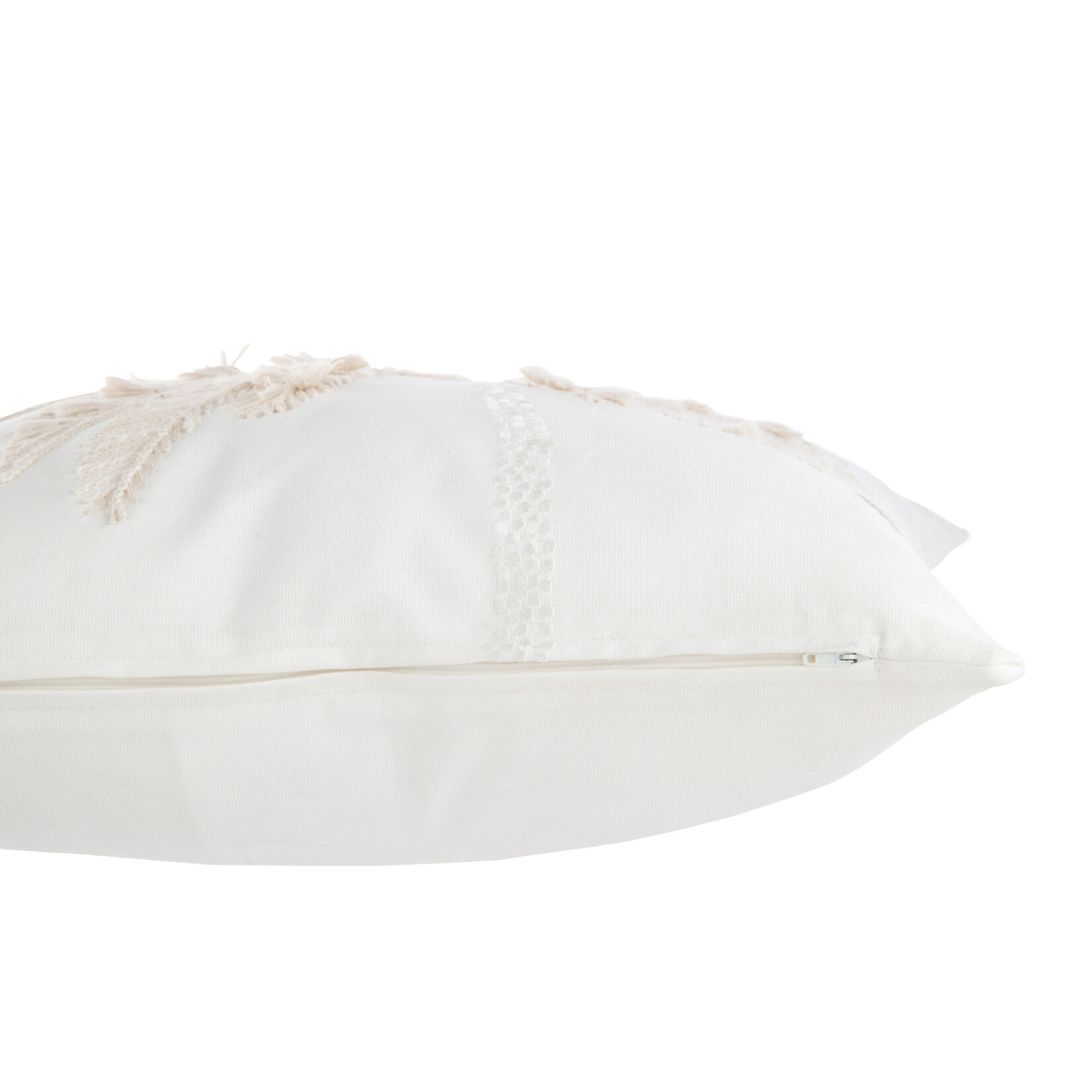 Coussin Palmier Blanc Beige 45*45 cm