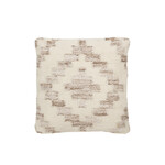 Coussin Ethnique Blanc et Beige