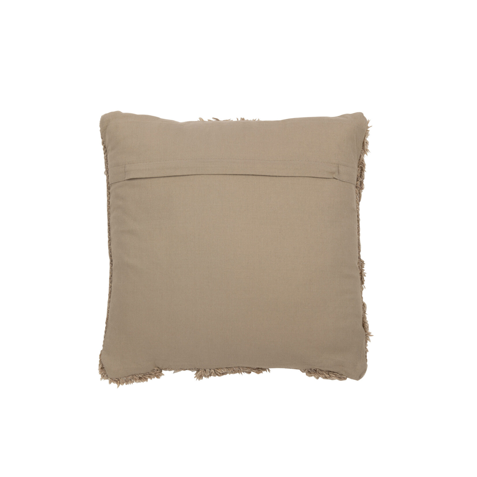 Coussin Tufté Courbes Beige 45*45 cm