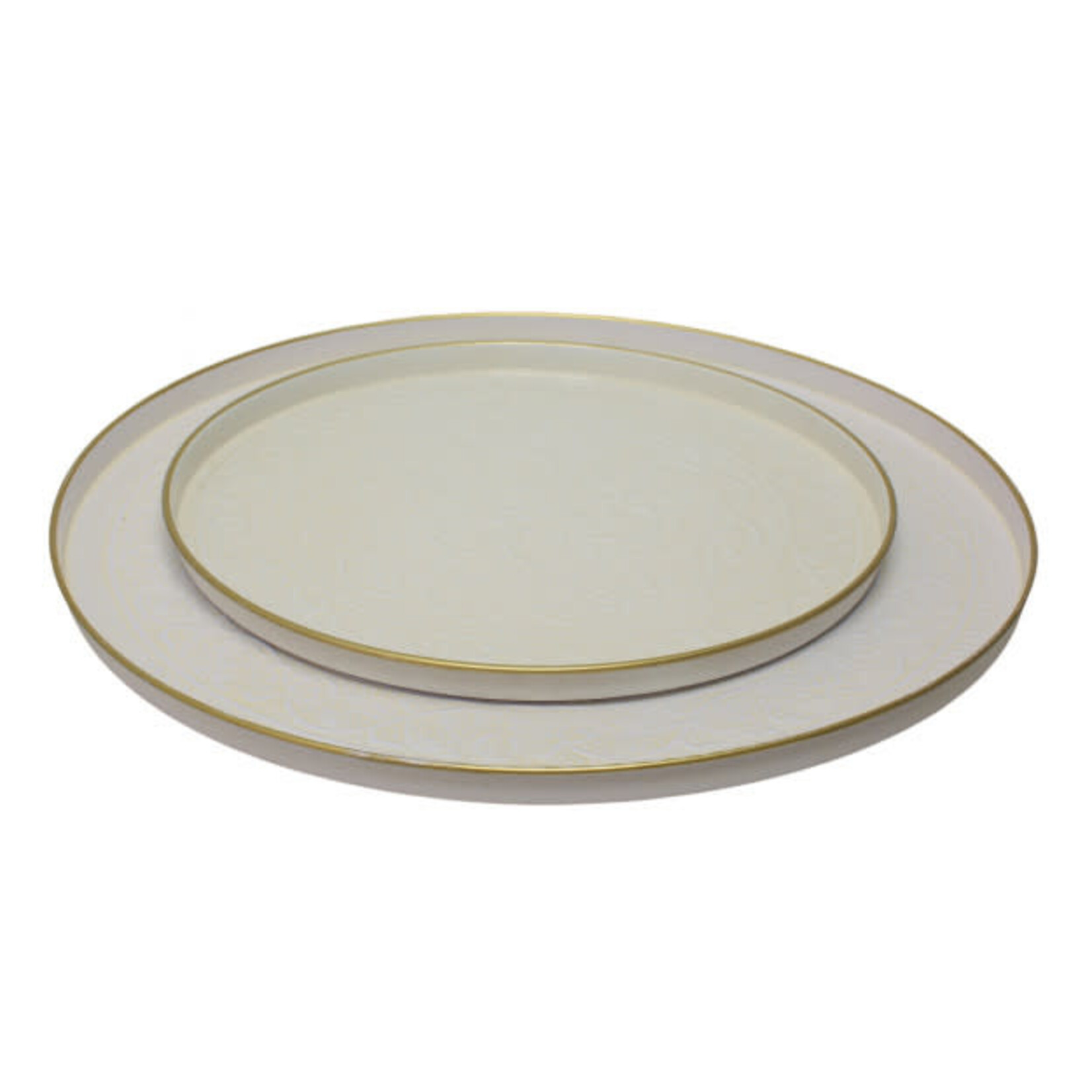 Plateau Slim Ivoire 45 cm